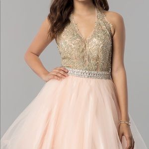 Homecoming Prom dress by Elizabeth K blush pink XS